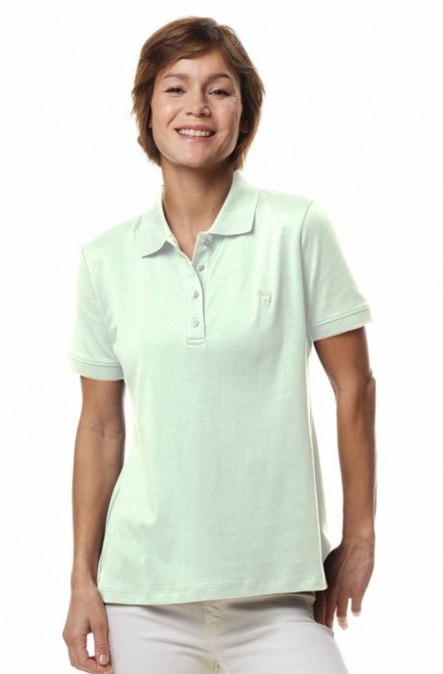 Damen APU KUNTUR | Poloshirt Basic Damen Aus 100% Bio-Pima-Baumwolle