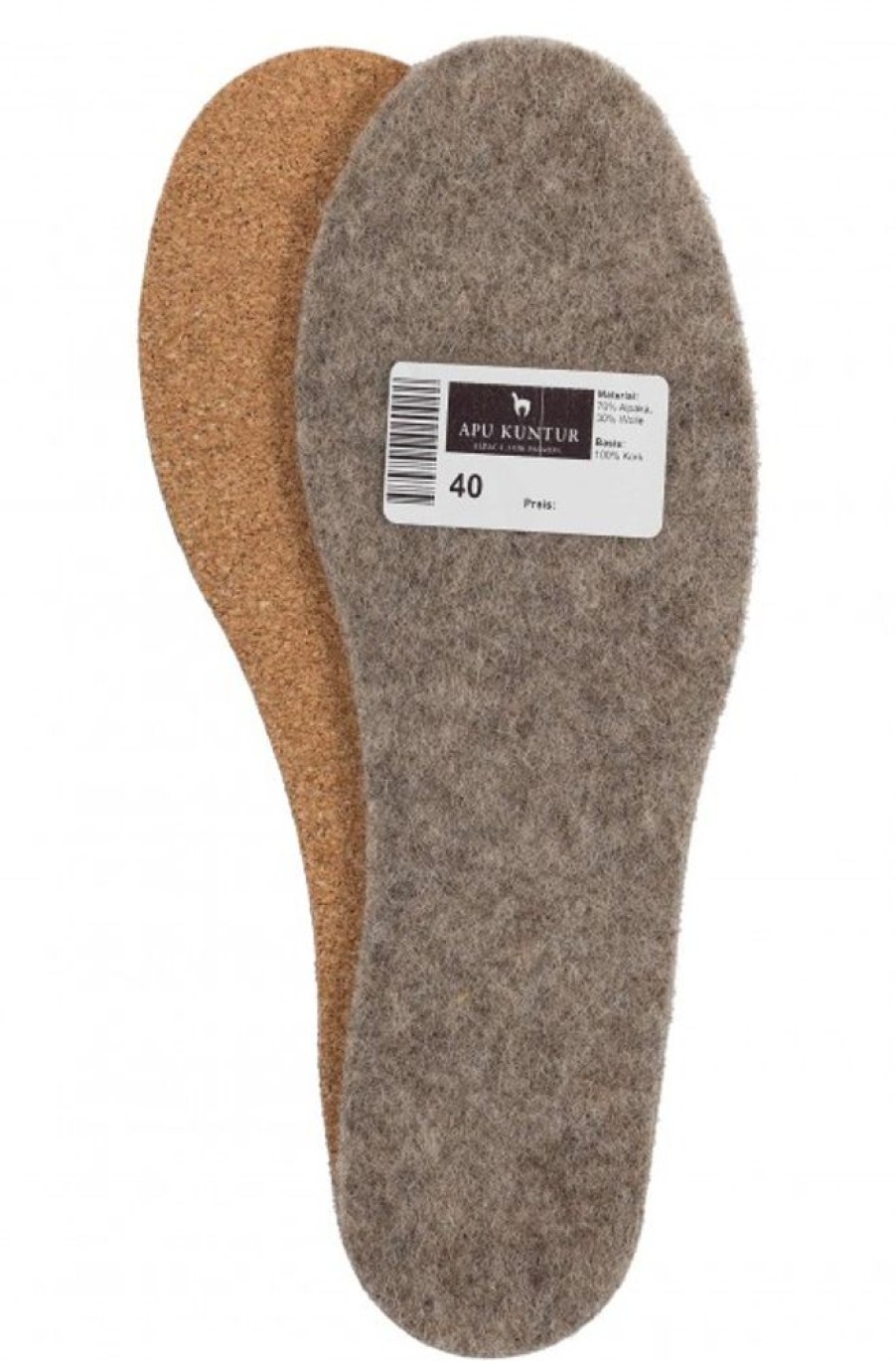 Socken APU KUNTUR | Alpaka Thermosohlen Mit Kork (Gr. 36-50)