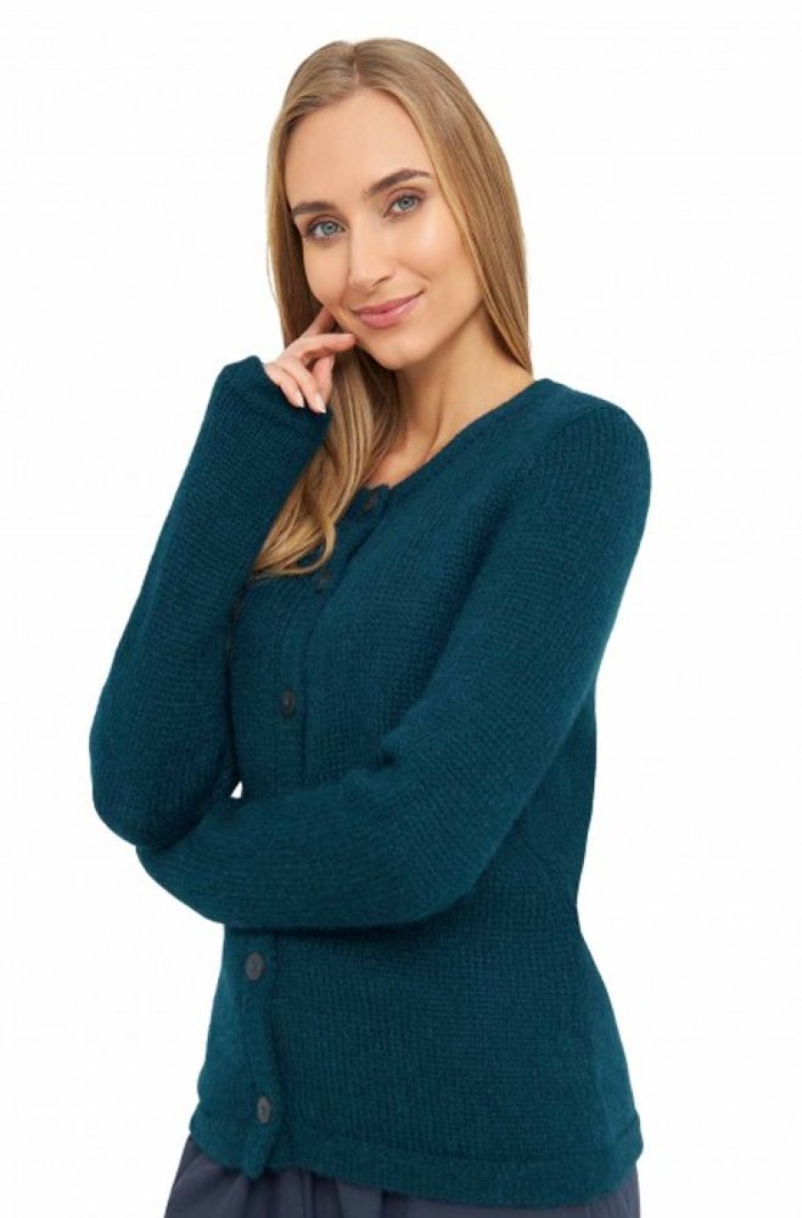 Damen APU KUNTUR | Alpaka Strickjacke Asa Aus Baby Alpaka Und Wolle