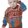 Kinder APU KUNTUR | Alpaka Strickjacke Eli Fur Kinder Baumwolle Und Baby Alpaka