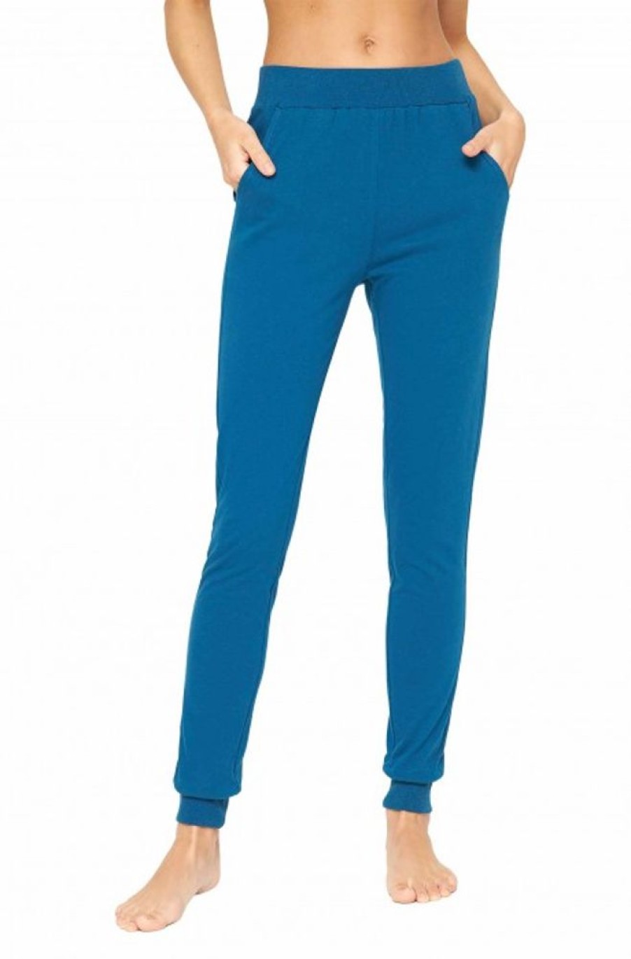 Damen APU KUNTUR | Alpaka Pyjama Damen Hose Dreamline Aus Alpaka-Baumwoll-Mix