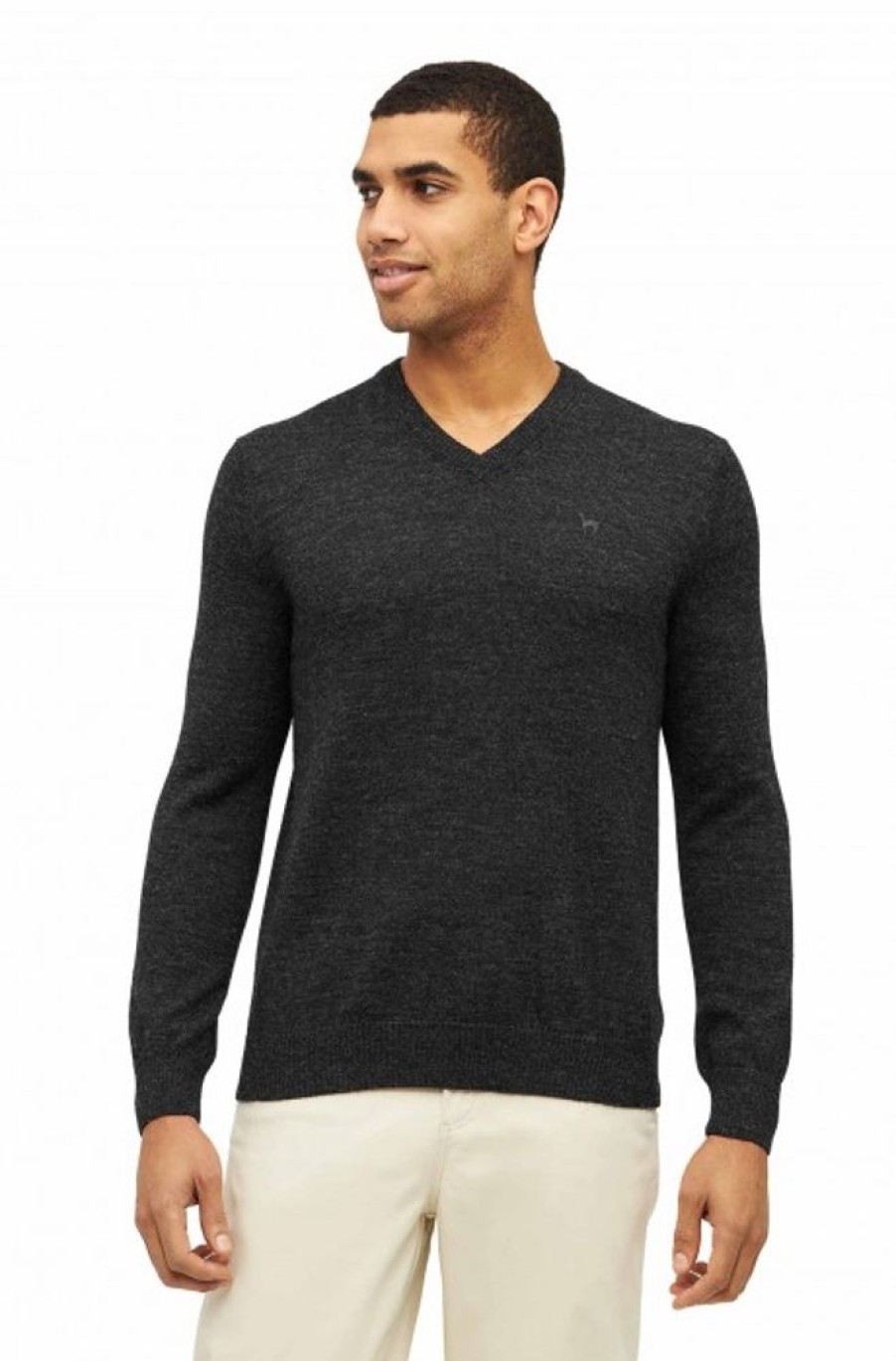 Herren APU KUNTUR | Alpaka Pullover Basic Aus 100% Baby Alpaka